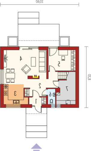 E12 MULTI-COMFORT - Rzut parteru