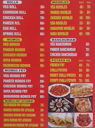 Tasty Bites menu 1