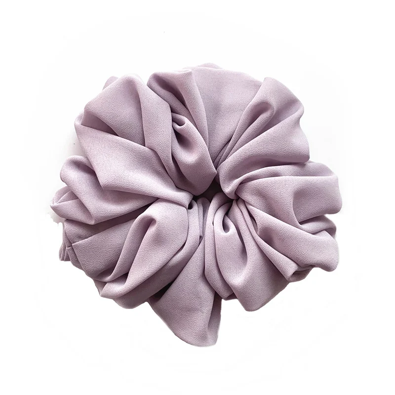 Chiffon Monochrome Bottoming Large Intestine Ring
