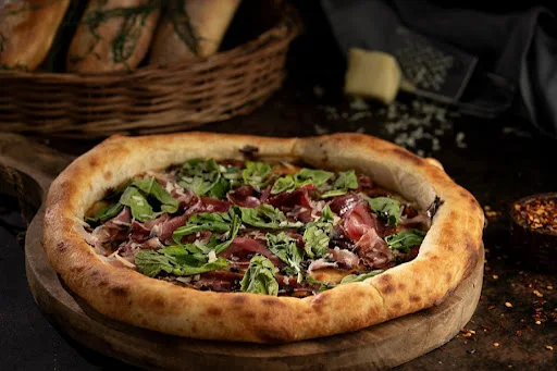 Sourdough Prosciutto Rucola With Truffle Oil Pizza