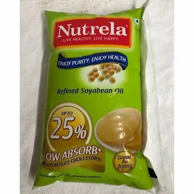 Nutrela Refined Soyabean Oil Pouch - 1 ltr