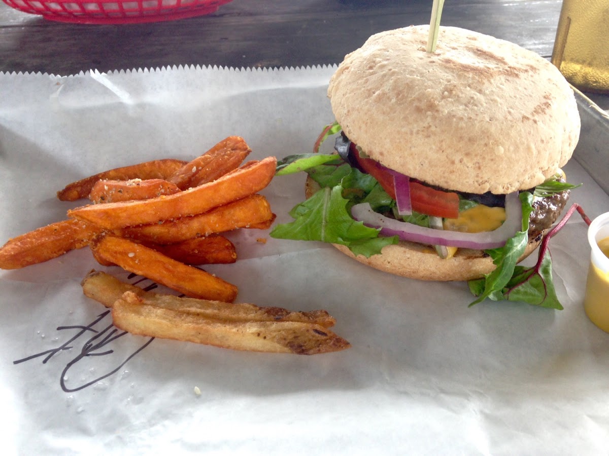 Gf Original Burger & Sweet Potato Fries