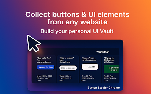 Button Stealer Chrome screenshot 1