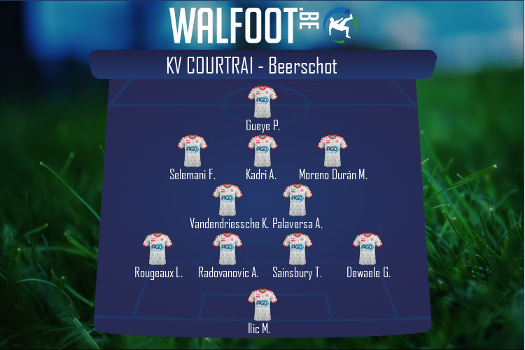 Composition KV Courtrai | KV Courtrai - Beerschot (06/11/2021)