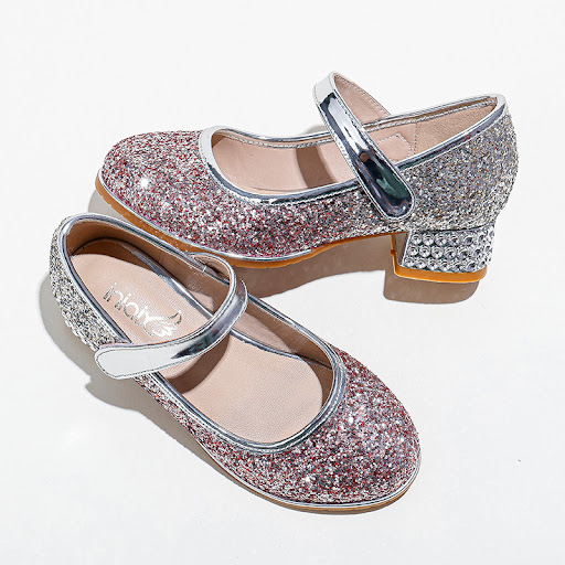 Title 2, New Velcro Girls Heel Shoes, easy to wear and ...