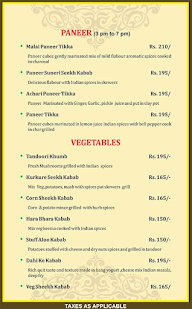 Kashmir Confectioners menu 3