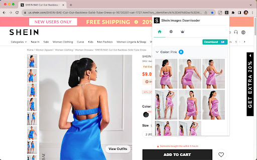 Shein Stock Images Downloader