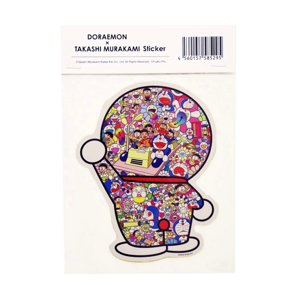 Takashi-Murakami-x-Doraemon-Sticker | Sole.Pool