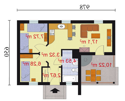 Arosa - Rzut parteru