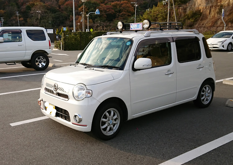 ミラココアのミニライトホイル・DURAX牽引フックに関するカスタム事例の投稿画像2枚目