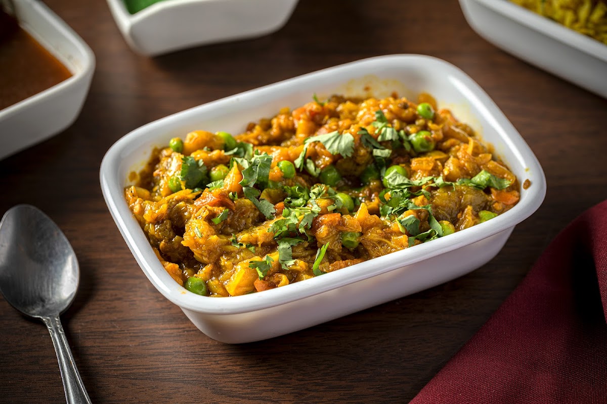 We have 11 different gluten-free vegan Indian entrees