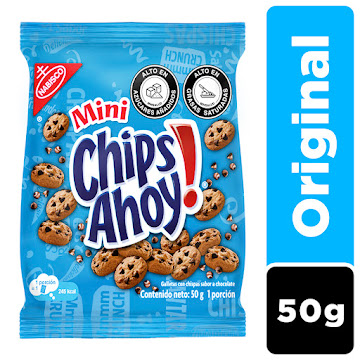 Galletas Mini Chips Ahoy! Chocolate Chips Paquete x 50 gr  