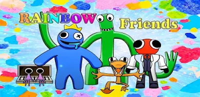 Blue Rainbow Friends Coloring Pages Printable for Free Download