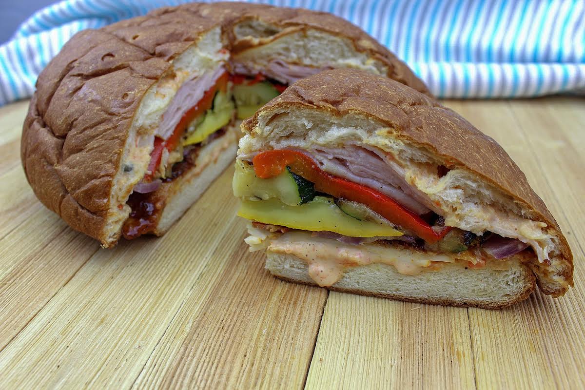 Summer Picnic Sandwich | Just A Pinch Recipes