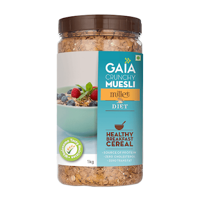 Gaia Crunchy Diet Muesli Multi-Grain - 1 kg