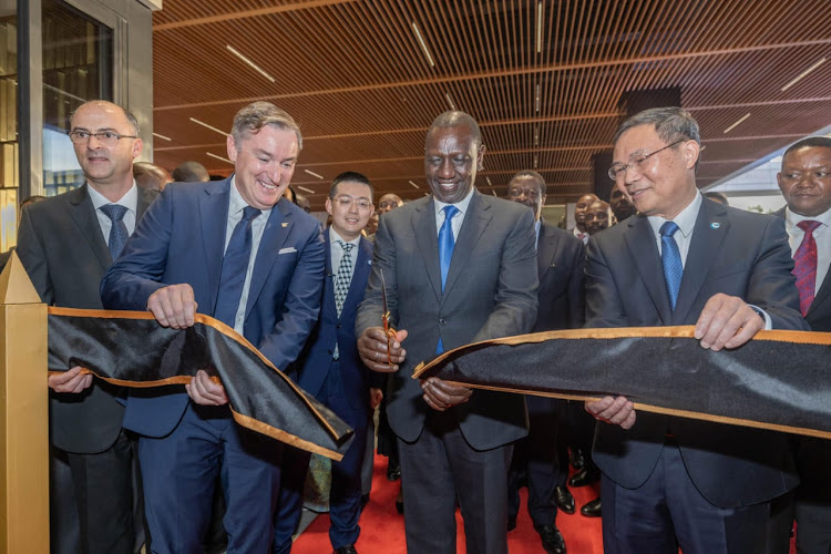 President William Ruto presides over the opening of the JW Marriott Nairobi Nairobi on March 26, 2024