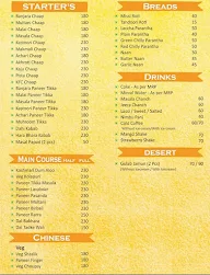 The Indian Spices menu 2