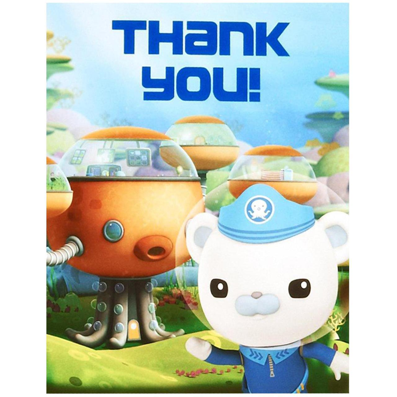 Octonaut Party Thank You Notes