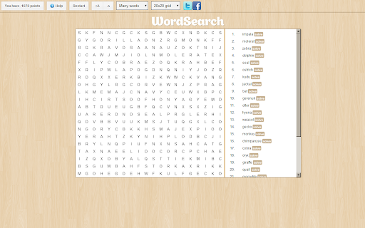 Word Search Game