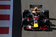 Max Verstappen setting the pace at Yas Marina