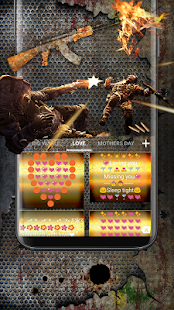Gun Bullet Emoji Keyboard Theme(圖6)-速報App