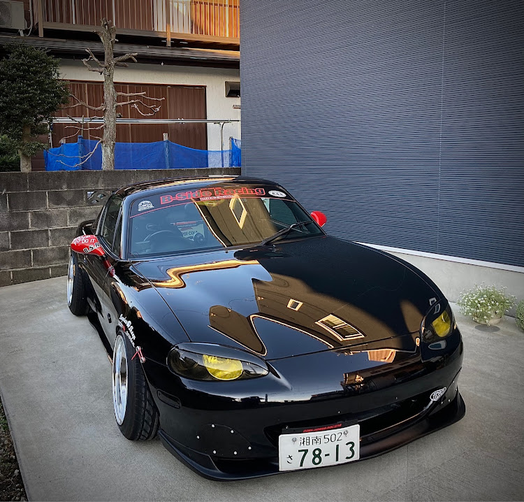 ロードスターの走れるシャコタン・B.S.R・ゆっくり走ろう神奈川県・RTMS Single wiper linkage lot No.18・気合いの洗車に関するカスタム事例の投稿画像3枚目