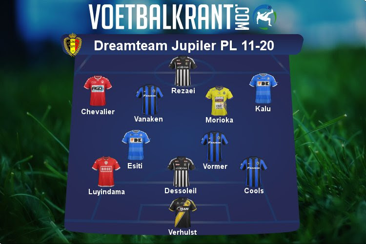 Dit is ons dreamteam van de voorbije tien speeldagen, met Vormer, Verhulst en deze namen