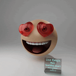 Live Emojis #001 - "Sparkling Heart"