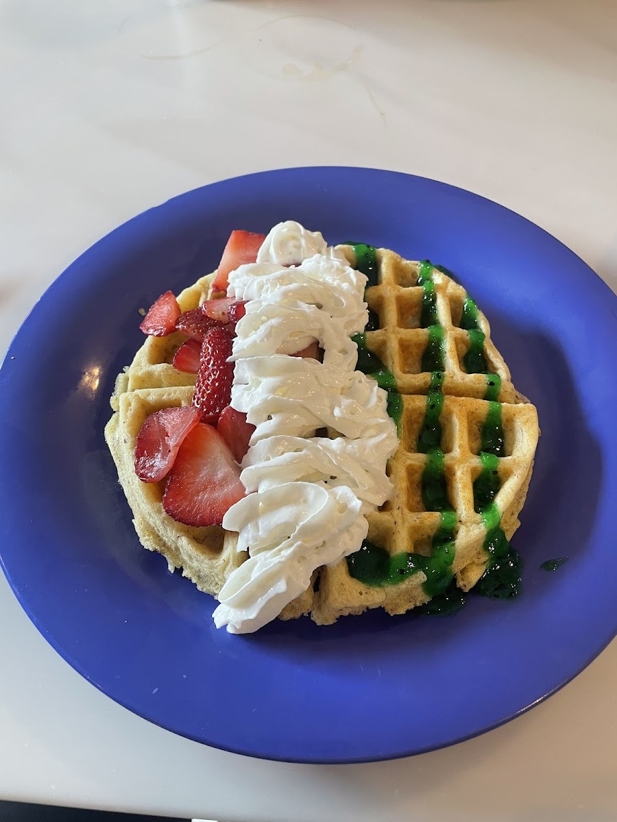Monthly Special; Mexican Flag Waffle