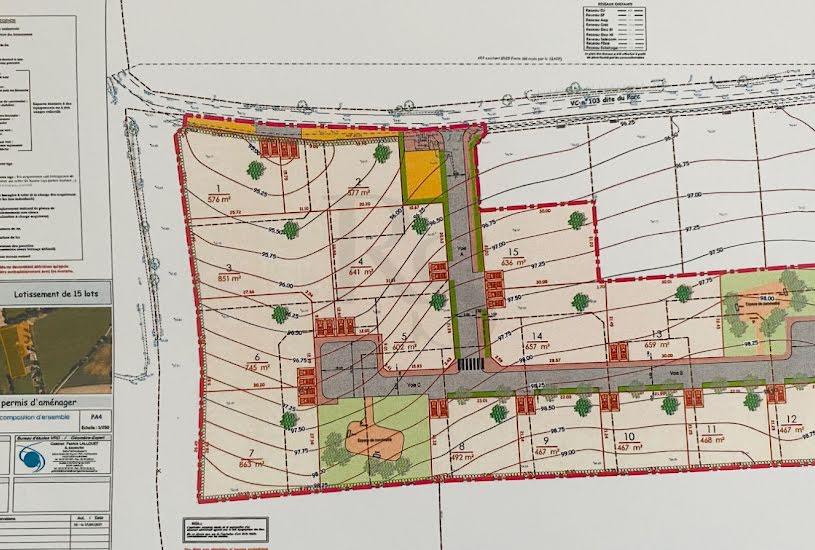  Vente Terrain à bâtir - à Épinay-sur-Odon (14310) 