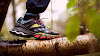 reebok dmx trail shadow cool grey, blue & orange