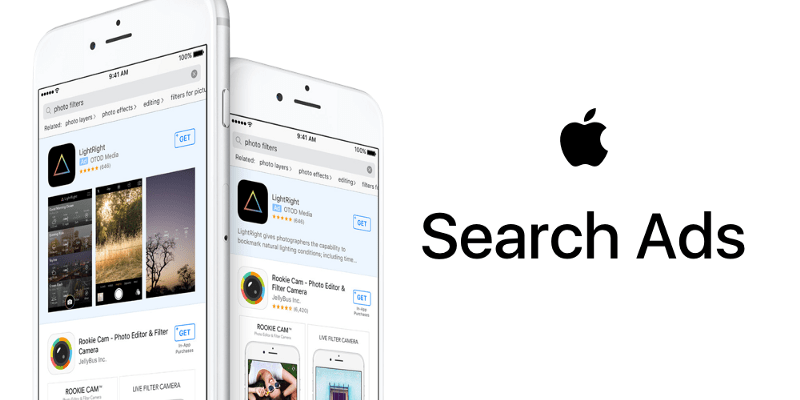 Apple Search Ads A/B testing iOS  app screenshots