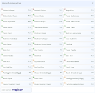 Akshaya Cafe menu 2