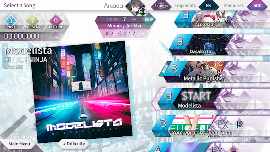 [Game Android] Arcaea – New Dimension Rhythm Game