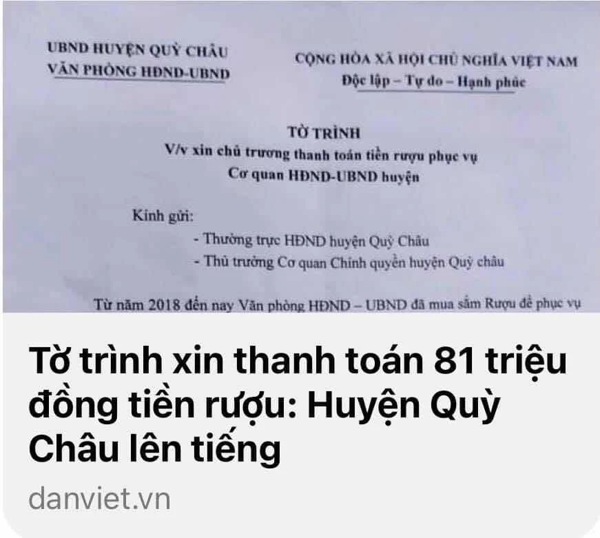 VIỆC ĂN NHẬU VÀ NHẬN QUÀ LÀ “TRUYỀN THỐNG”CỦA CÁC QUAN! 