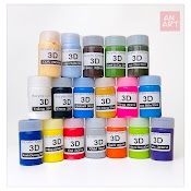 Màu Acrylic 3D, 5D 30Ml - Bảng Màu 1, Custom Giày, Vải, Túi, Vẽ Lên Tranh Giấy, Vải Toan