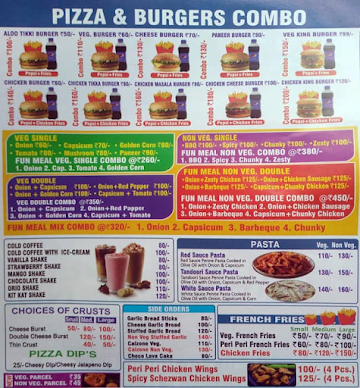 Da Pizza Makers menu 