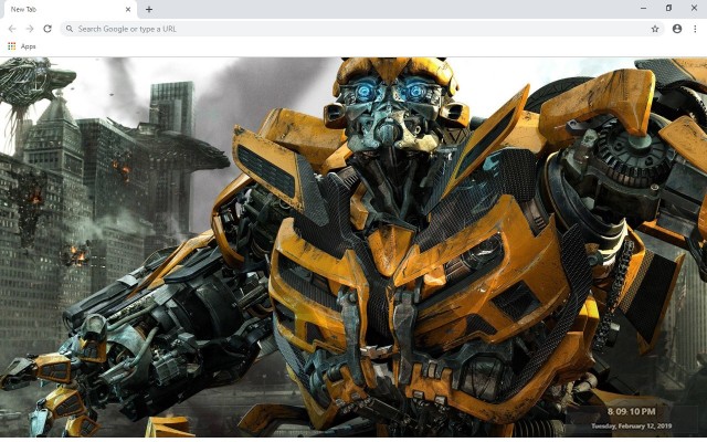Transformers Custom New Tab