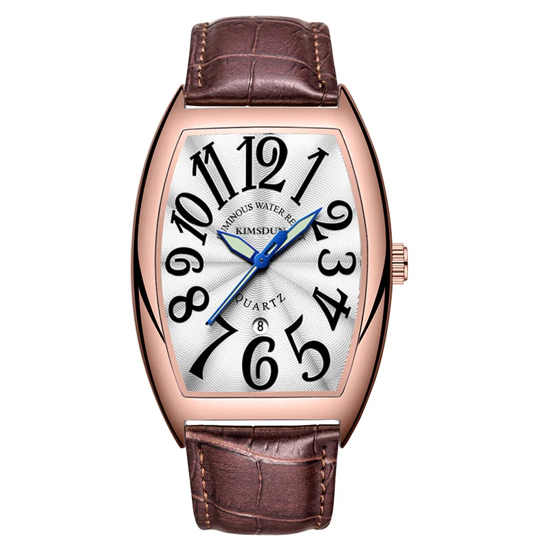 Relógio Masculino Jinshidun Luminoso Quartz. Veja as horas com facilidade, mesmo no escuro. Um relógio para homens moderno, funcional e durável.
