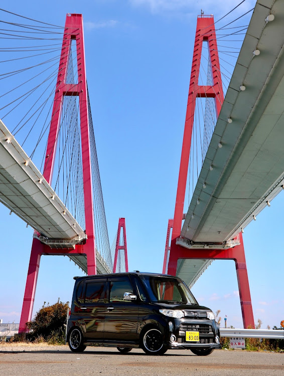 タントカスタムの橋と愛車・海の日に関するカスタム事例の投稿画像2枚目