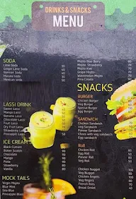 Ice n spice juice and snacks menu 1