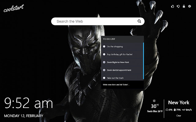 Black Panther Hd Wallpapers New Tab Theme