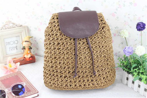 Title 1, Fashion straw bag for beach, shopping, and summ...