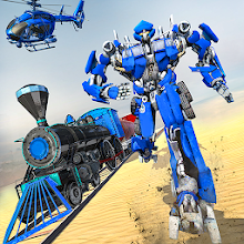 US Police Train Robot Transformation Download on Windows