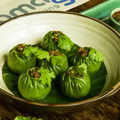 Coriander & Vegetable Dimsum With Water Chestnuts