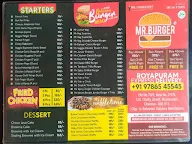 Mr Burger menu 1