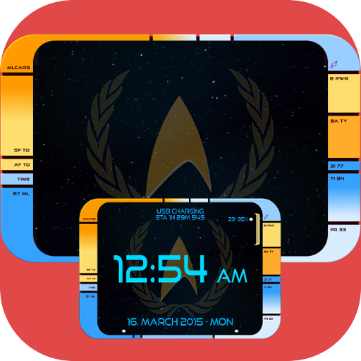 Starfleet LCARS Clock 個人化 App LOGO-APP開箱王