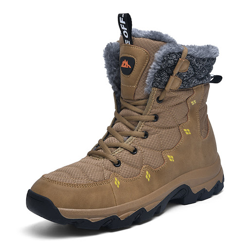 Title 9, Mens Thick-soled Fleece-lined High-top Boots f...