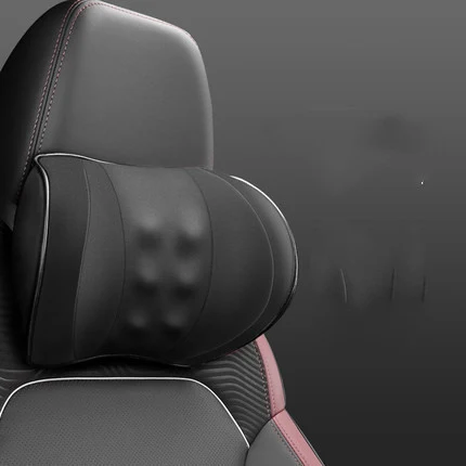 Massage kussen auto hoofdsteun nek lendenkussen universeel voor hoofd nek taille ondersteuning pads voor comfort tijdens het rijden.