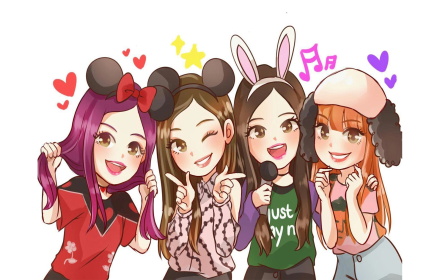 Blackpink Chibi Wallpaper Preview image 0